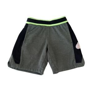 Nike Hoopfly Green Black Mesh Athletic Shorts Size Boy's 5/6